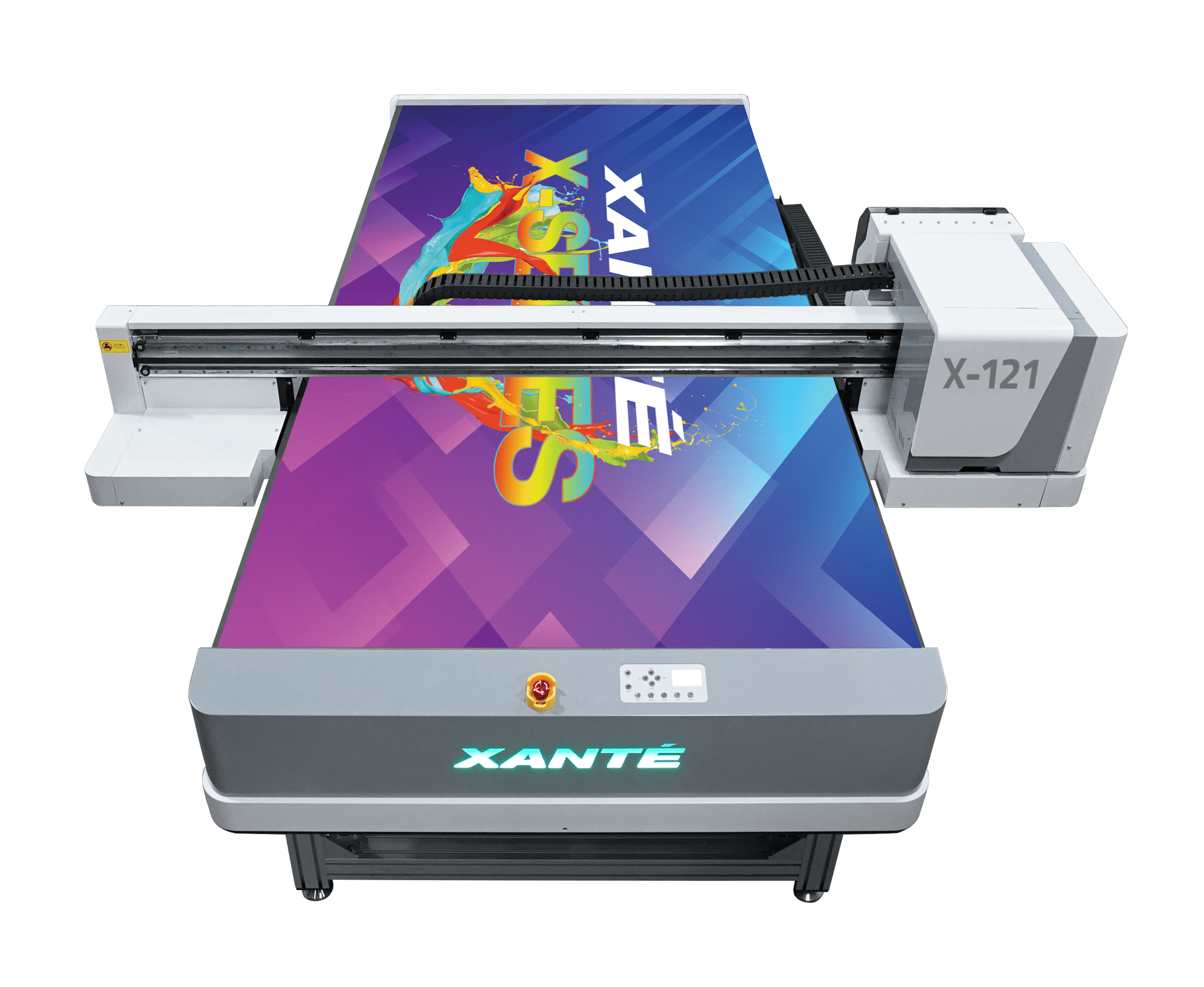 Xante X121 UV Flatbed Printer with 4 Printheads w/Stand; 220v vacs