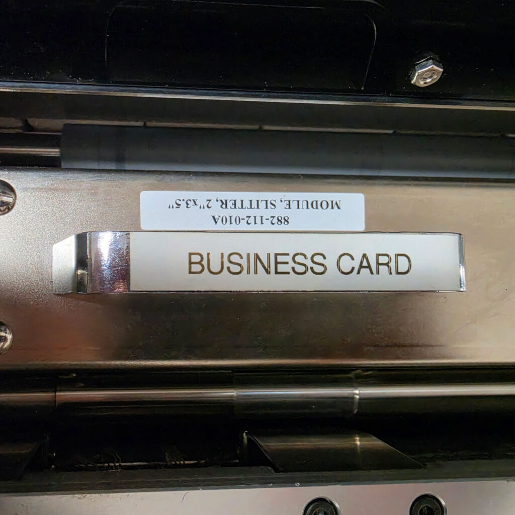 Refurbished Duplo CC-330 card Cutter