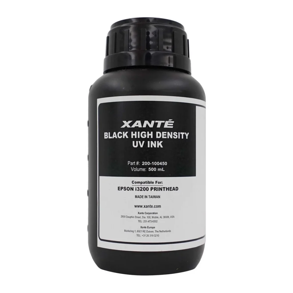 Xante Black VHD/UV Ink 500ml