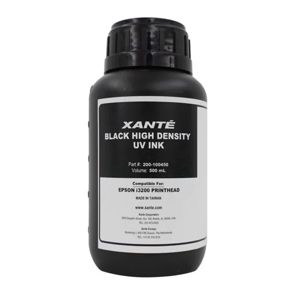 Xante Black VHD/UV Ink 500ml