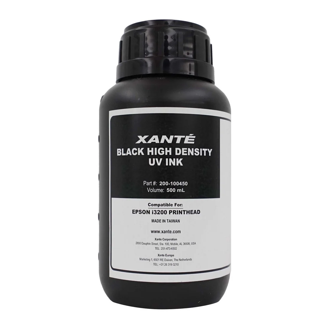 Xante Black VHD/UV Ink 500ml - Image 1