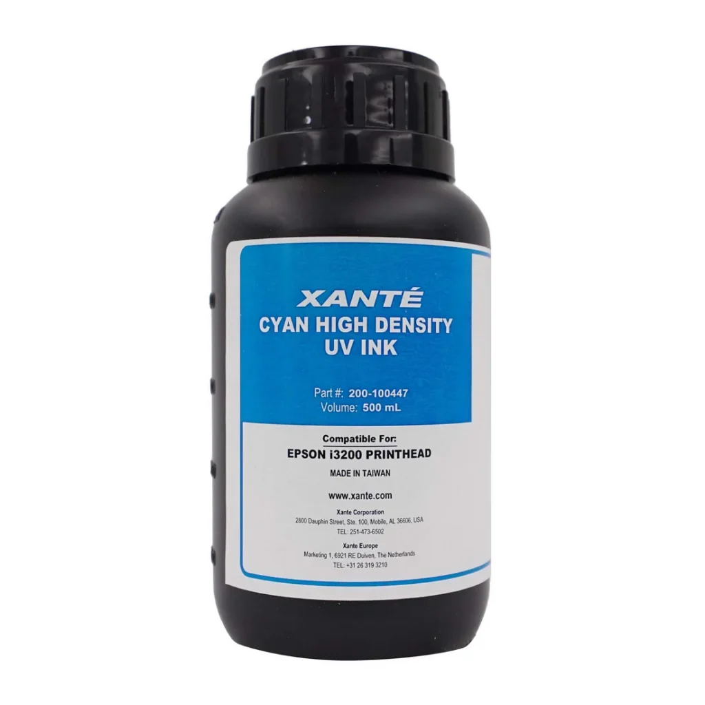 Xante Cyan VHD/UV Ink 500ml