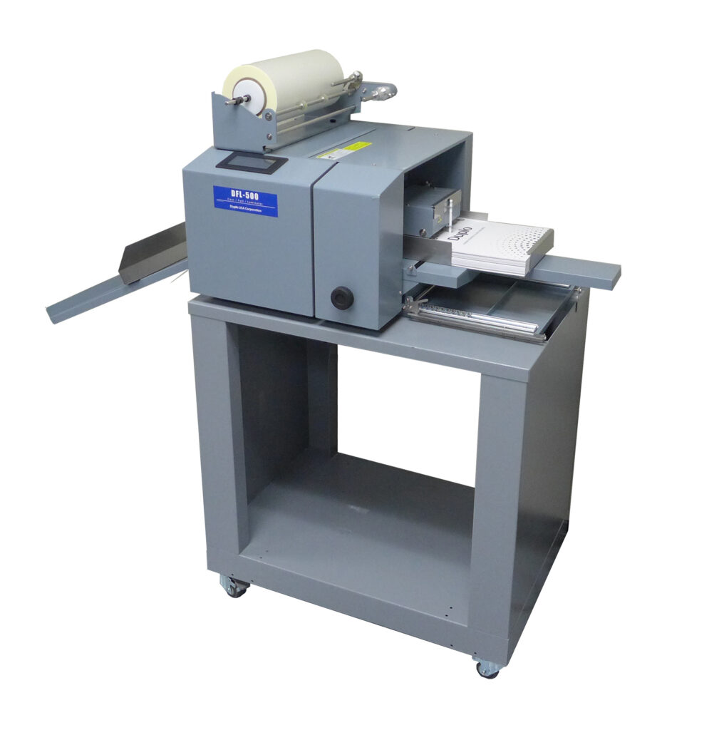 Duplo DFL-500 Dry Coat/Foil/Laminator with Stand **Comes with one roll of gloss or matte laminate (please specify)