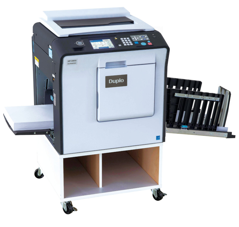 Duplo DP-X850Digital Duplicator 600x600 dpi, with MCD-50 Stand - Image 1