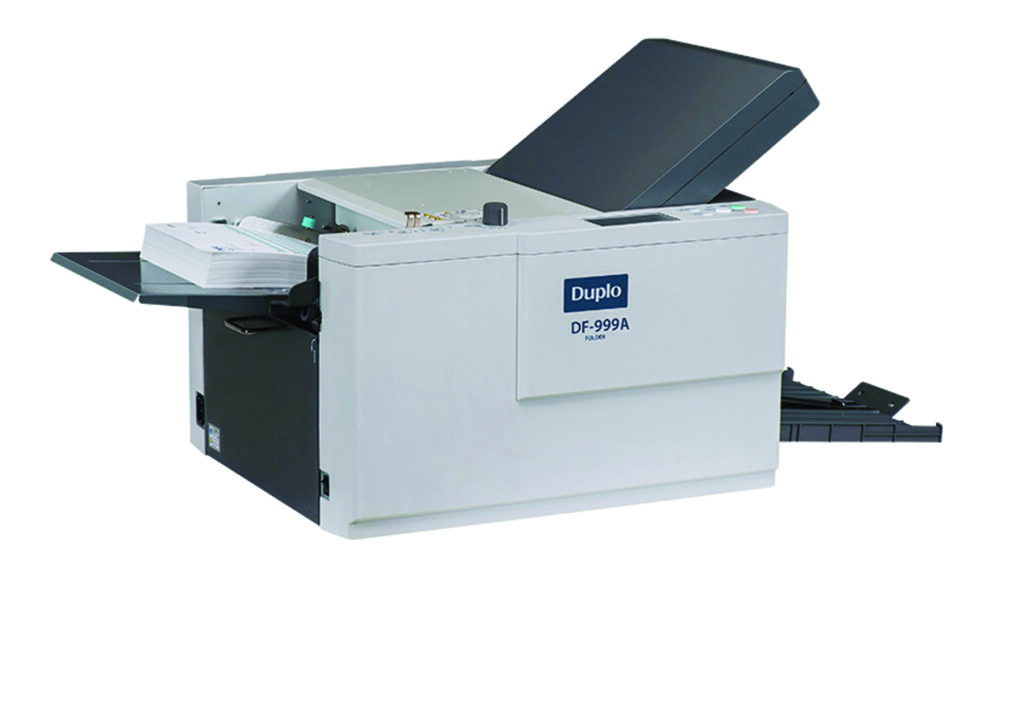 Duplo DF-990A Automatic Folder with Cross Folding Unit