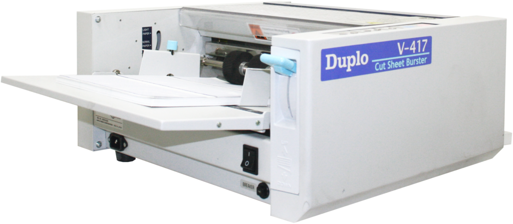 Duplo V-417 Cut Sheet Burster (120V)