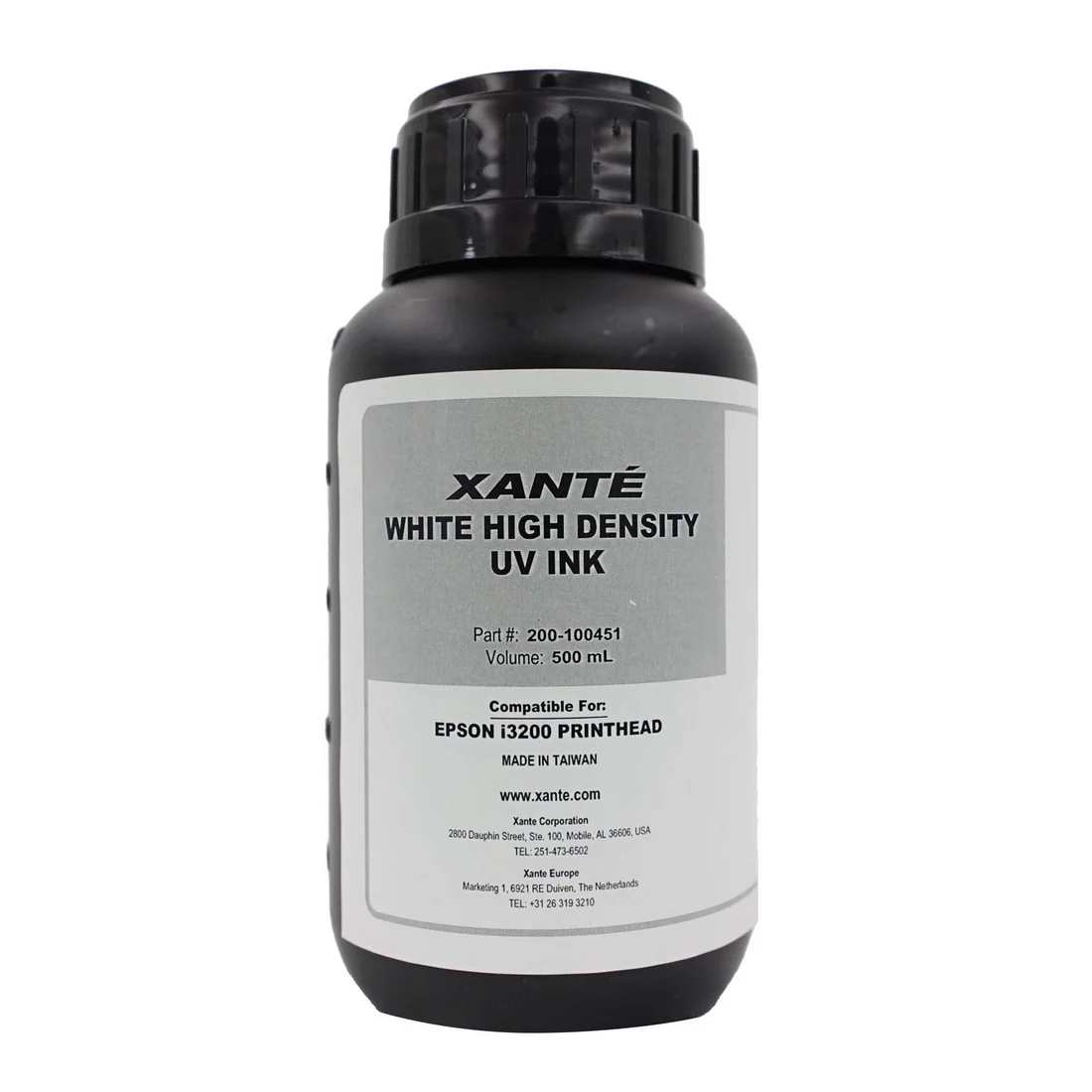 Xante White VHD/UV Ink 500ml - Image 1