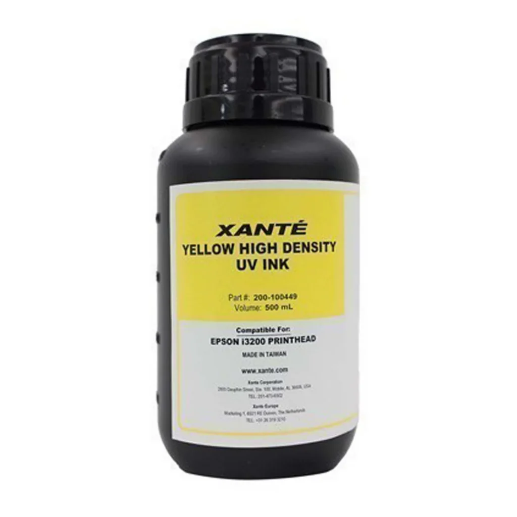 Xante Yellow VHD/UV Ink 500ml