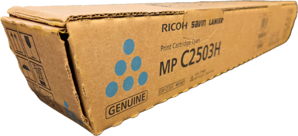 Clearance: Ricoh Cyan Print Cartridge (841921) - For MPC2003/MPC2004/MPC2503/MPC2504