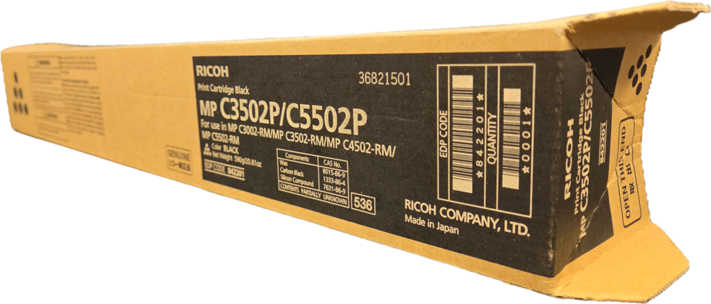 (Out Of Stock) Ricoh Black Print Cartridge (842201) - For MP C3002 / MP C3502