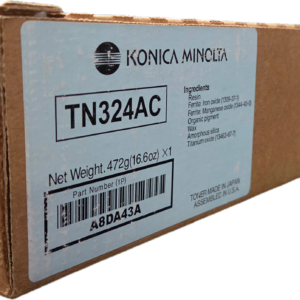 Clearance: Konica Minolta Cyan Toner Cartridge (TN324AC) - For bizhub C258/C308