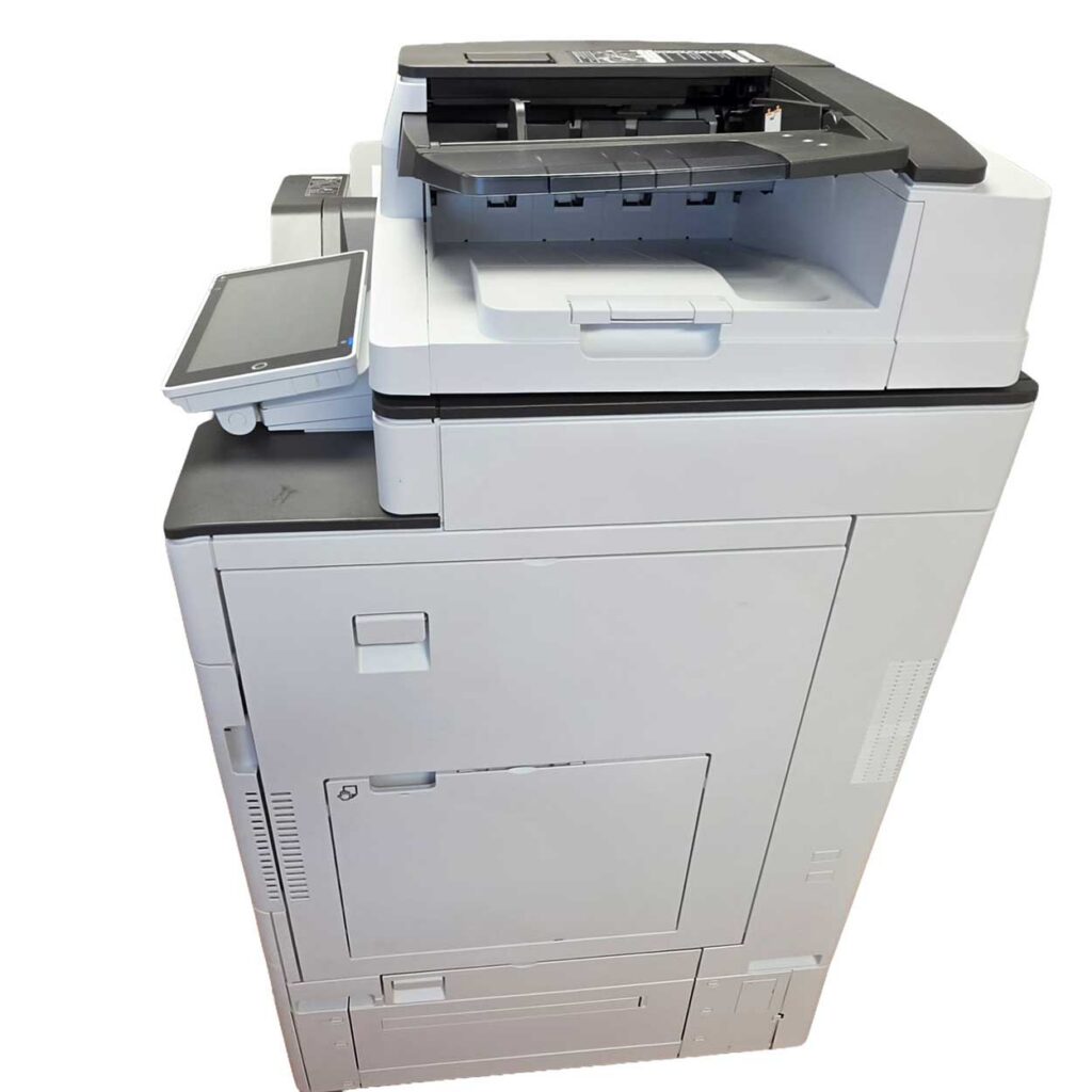 LOW Meter! Ricoh IM C3500 Color MFP Printer. Finisher included.
